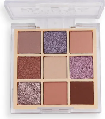 Image de Makeup Revolution, Ultimate Nudes, Eyeshadow Palette, Light, 9 Shades, 8.1 g