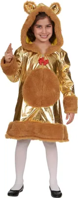 Produktbild von Goldbärchen - Karneval Faschingskostüm Kinder Kindergröße: 128