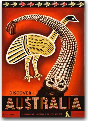 Produktbild von Poster - Canvas - Leinwand - 59,4 cm x 84,1 cm - Fotoposter - Leinwandkunst – Discover Australien