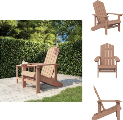 Produktbild von vidaXL Adirondack-Gartenstuhl HDPE Braun -  Gartenstühle