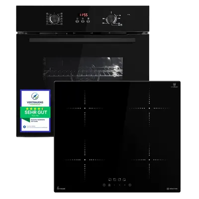 Image de Cuisinière: 60cm Four encastrable BO8005FB + 59cm Plaque Induction IH85900RL