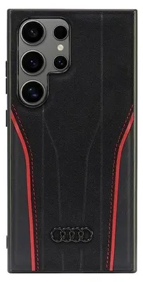 Immagine prodotto di Audi Genuine Leather Magsafe S24 Ultra S928 Czarno-Czerwony/Black-Red Hardcase Au-Tpupcs24U-R8/D3-Rd