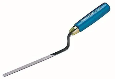Produktbild von Jung Henkelmann Fugenkelle Kohlenstoffstahl Breite 8 mm Flacher Hals Holzgriff