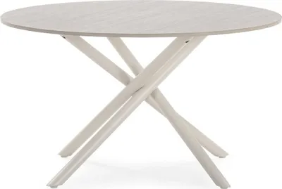 Produktbild von CALICOSY -  Couchtisch mit Travertin?Effekt, Ø 80 cm - YSIA