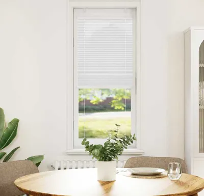Immagine prodotto di Tenda Plissettata Bianca 45x150 cm Larghezza Tessuto 44,4 cm
