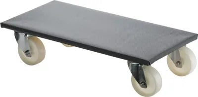 Zdjęcie produktu dla Wózek transportowy D.100mm 500kg L600mm W350mm z powłoką antypoślizgową BS ROLLEN