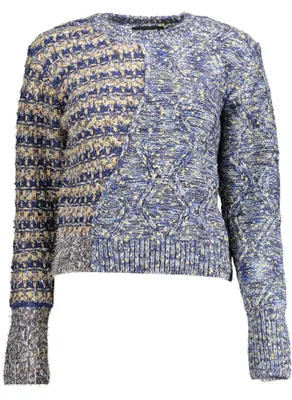Produktbild von Desigual Damen Langarmshirt Blau 22WWJF83_BLU_5001 : Größe - XL Größe: XL
