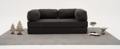 Immagine prodotto di Hanah Home, Comfort - Anthracite v2, Divani classici, Antracite, Poliestere, 190 x 75 x 155 cm