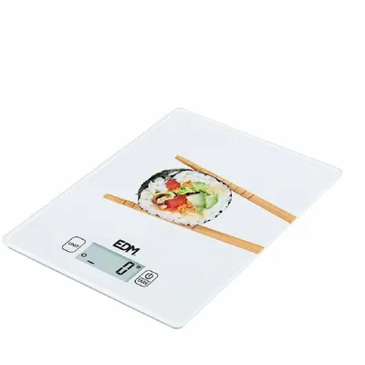 Zdjęcie produktu dla Waga kuchenna EDM White 5 kg (14 x 19,5 cm)