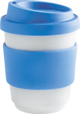 Produktbild von KAHLA Becher 0,27 l + Trinkdeckel + Banderole fillit sky blue 2DH172A44007C