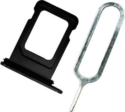 Zdjęcie produktu dla MMOBIEL Wymienny uchwyt karty SIM do iPhone 14 Pro / 14 Pro Max - czarny