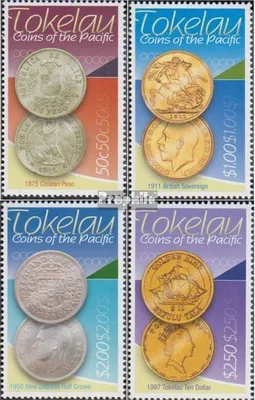 Produktbild von Briefmarken Tokelau 2009 Mi 394-397 (kompl.Ausg.) postfrisch Münzen die in Tokelau umliefen