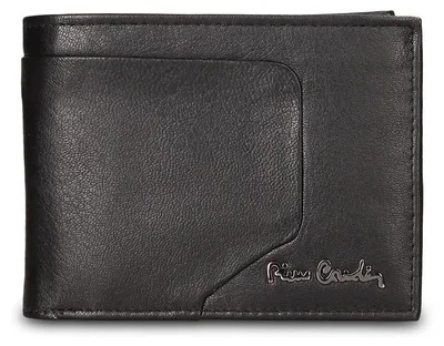 Productafbeelding van Pierre Cardin Herenportemonnee, echt leer, zwart, slank design