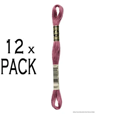 Obrázok produktu pre 12x DMC vyšívacia niť Mouline Special 117MC -3687, 6-vrstvová, 8 m, VPE