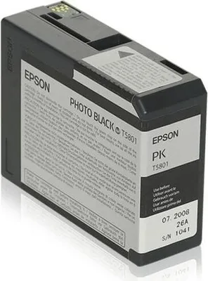 Obrázok produktu pre Epson T5801 - Atramentová kazeta / Photo Black (80 ml)