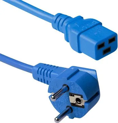 Immagine prodotto di Connettore di rete ACT Powercord CEE7/7 maschio (angolato)