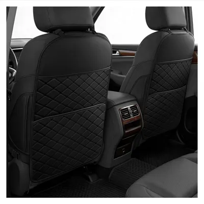 Immagine prodotto di Coprisedili per auto, protezione per lo schienale, per bambini, set da 2, colore nero