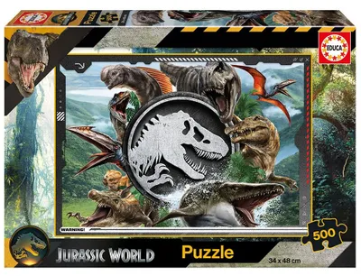 Image de Puzzle EDUCA Jurassic World, 500 pièces