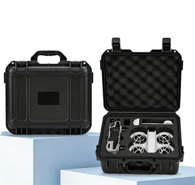 Produktbild von Schutztasche für DJI NEO Drohne – Wasserdichte Tragetasche – Aufbewahrungscase für Drohnen Zubehör – Schwarz – inkl. Schultergurt – 29x13x24 cm