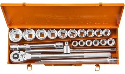 Immagine prodotto di NEO TOOLS Chiavi a bussola da 3/4", set di 21 pezzi.