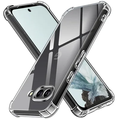 Image de Coque de protection en silicone et TPU antichoc pour Google Pixel 9a, transparente
