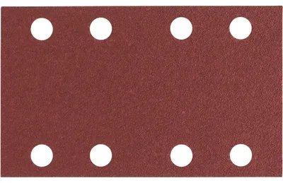 Immagine prodotto di Foglio abrasivo C430, 80 x 133 mm, 60, 8 fori, velcro, confezione da 10