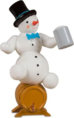 Immagine prodotto di Mini pupazzo di neve natalizio, altezza circa 6 cm, nuovo