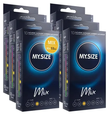 Immagine prodotto di My.Size Mix Preservativi misura 3, 53 mm, pacco convenienza, 60 Pezzi
