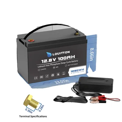 Produktbild von 12V 100Ah Batterie, 10 Jahre Lebensdauer, 6000 Zyklen , 12V 100AH