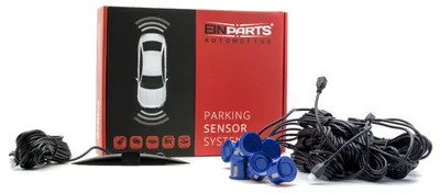 Image de Einparts Capteur de stationnement PDC pour voiture, 8 capteurs, montage universel à l'avant