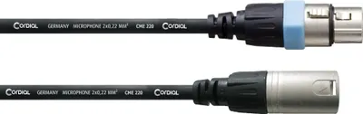 Image de Cordial INTRO CCM 1.5 FM câble audio 1,5 m XLR (3 broches) Noir