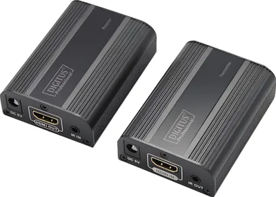 Immagine prodotto di DIGITUS DS-55204 Set di estensione HDMI 4K, 4K/60Hz, HDMI 2.0, 30/60 m