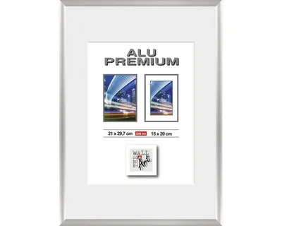 Produktbild von Dokumentenrahmen Alu Duo silber 21x29,7 cm (DIN A4)