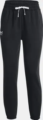 Obrázok produktu pre Under Armour Women's UA Rival Terry Black/White M Bežecké nohavice/legíny