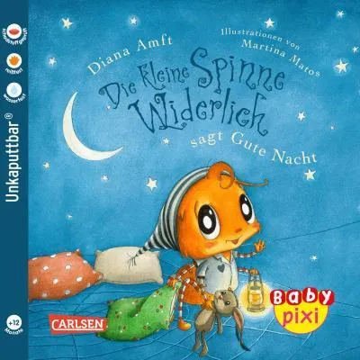 Zdjęcie produktu dla Baby Pixi (unkaputtbar) 119: Die kleine Spinne Widerlich sagt Gute Nacht