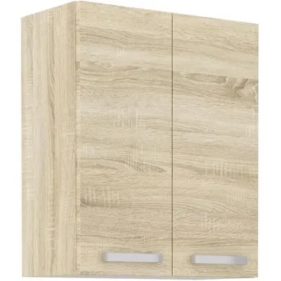 Immagine prodotto di Colonna con 2 ante a battente - Decoro rovere Sonoma - L 60 cm x P 31,6 x H 72 cm - LASSEN