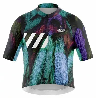 Produktbild von VeloNuts Damen Radtrikot, Street Graffiti, Neon Chalk, XL