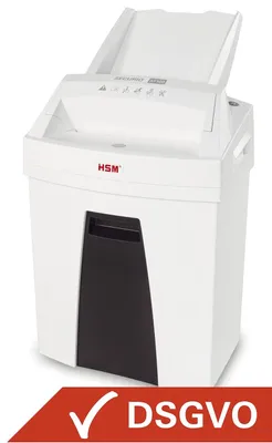Zdjęcie produktu dla HSM Securio AF100, Rozdrabnianie przez cięcie cząstek, 22,5 cm, 4 x 25 mm, 25 l, 60 dB, 2700 mm/min