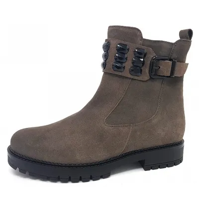 Produktbild von Gabor Comfort Melange Damenschuhe Stiefeletten Schnürer Braun Freizeit, Schuhgröße:EUR 37.5 | UK 4.5