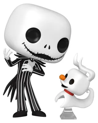 Imagen del producto de Figuras de vinilo POP! y Buddy de "El extraño mundo de Jack": Jack y Zero, 9 cm