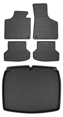 Obrázek produktu pro Gumové autokoberce SolidPRO + vana kufru pro: Audi A3 8P 2003-2011 sportback (hatchback) 5 ks