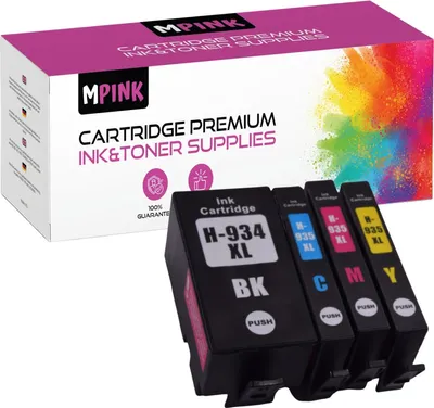 Produktbild von 4x Druckerpatronen für HP C2P23AE C2P24AE C2P25AE C2P26AE CMYK OfficeJet 6800 6200