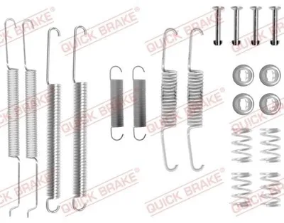 Produktbild von QUICK BRAKE Zubehörsatz Bremsbacken Zubehörsatz Bremsbacken 105-0681 Hinten für VW GOLF II (19E, 1G1)