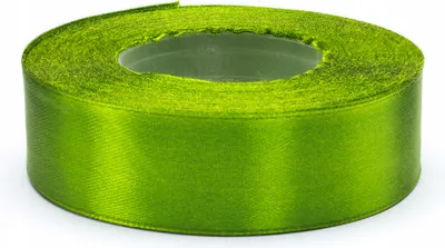 Immagine prodotto di Nastro decorativo in raso verde 25 mm x 32 m rotolo