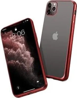 Immagine prodotto di cofi1453 ELECTRO MATT Silicone Sleeve Cover Bumper Accessori compatibile con Huawei P30 Lite Custodia protettiva morbida Protezione Rosso