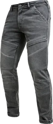 Imagen del producto de Pantalones vaqueros para motocicleta John Doe, color gris oscuro, talla 28