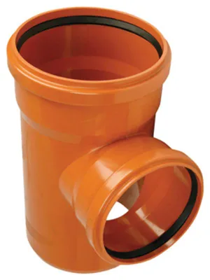 Obrázek produktu pro Odbočka kanalizační Wavin PVC-U KGEA 87°, DN 160 x 110, oranžová