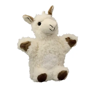 Produktbild von Handpuppe Lama 22 cm hell Kuscheltier Plüschtier Schmusetier Stofftier