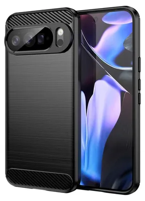 Produktbild von Techsuit - Carbon-Silikonhülle für Google Pixel 10 Pro XL - schwarz