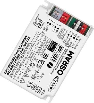 Produktbild von Osram OTi DALI 25/220…240/700 LT2, 4,5 W, 100000 h, -20 - 50 °C, 198 - 264 V, 50/60 Hz, 20 A